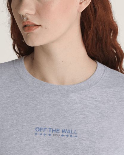 Vans Disco Nights Long Sleeve T-Shirt in Heather Grey