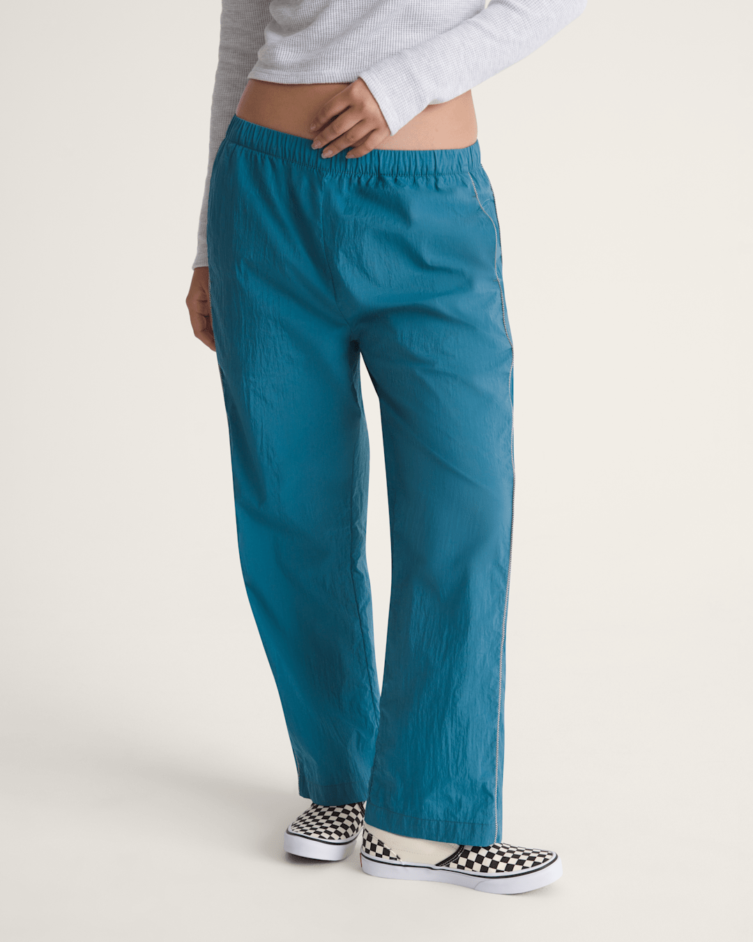 Vans Nyla Track Pants in Stv Navy Blue