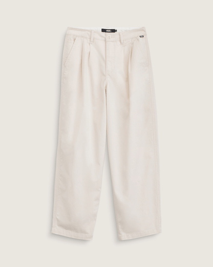 Vans Pleated Pants in Turtledove White