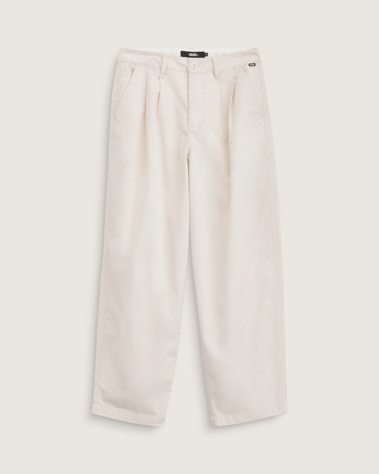 Vans Pleated Pants in Turtledove White