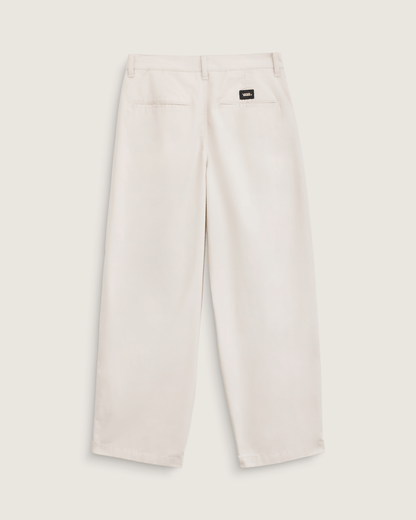 Vans Pleated Pants in Turtledove White