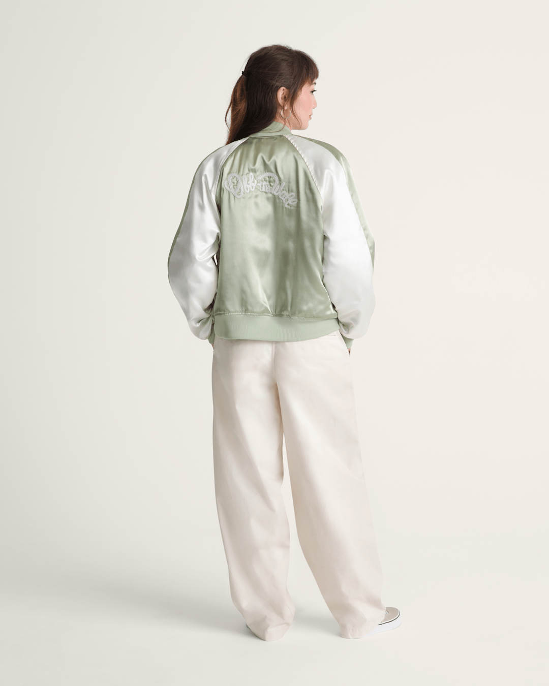 Vans Pleated Pants in Turtledove White