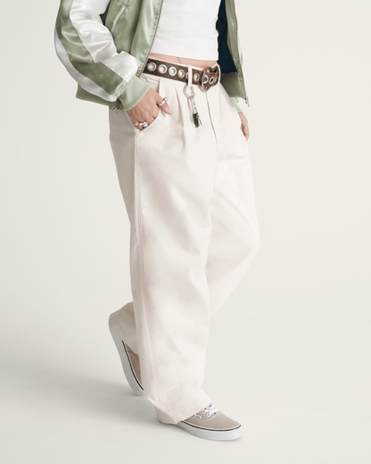 Vans Pleated Pants in Turtledove White