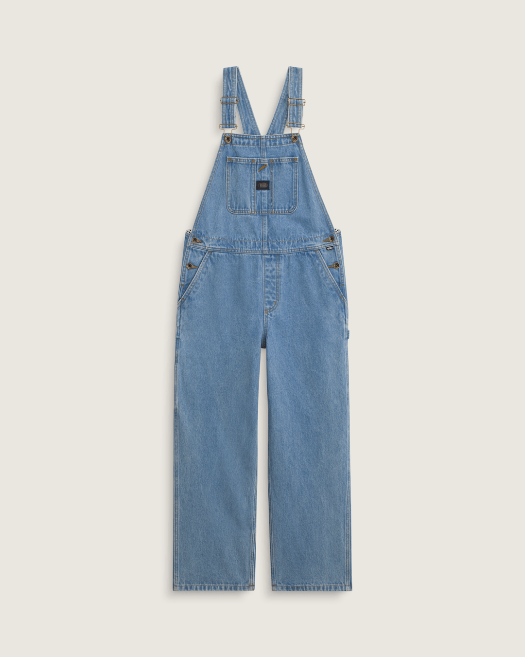 Vans Chore Denim Overall in Stonewash Blue
