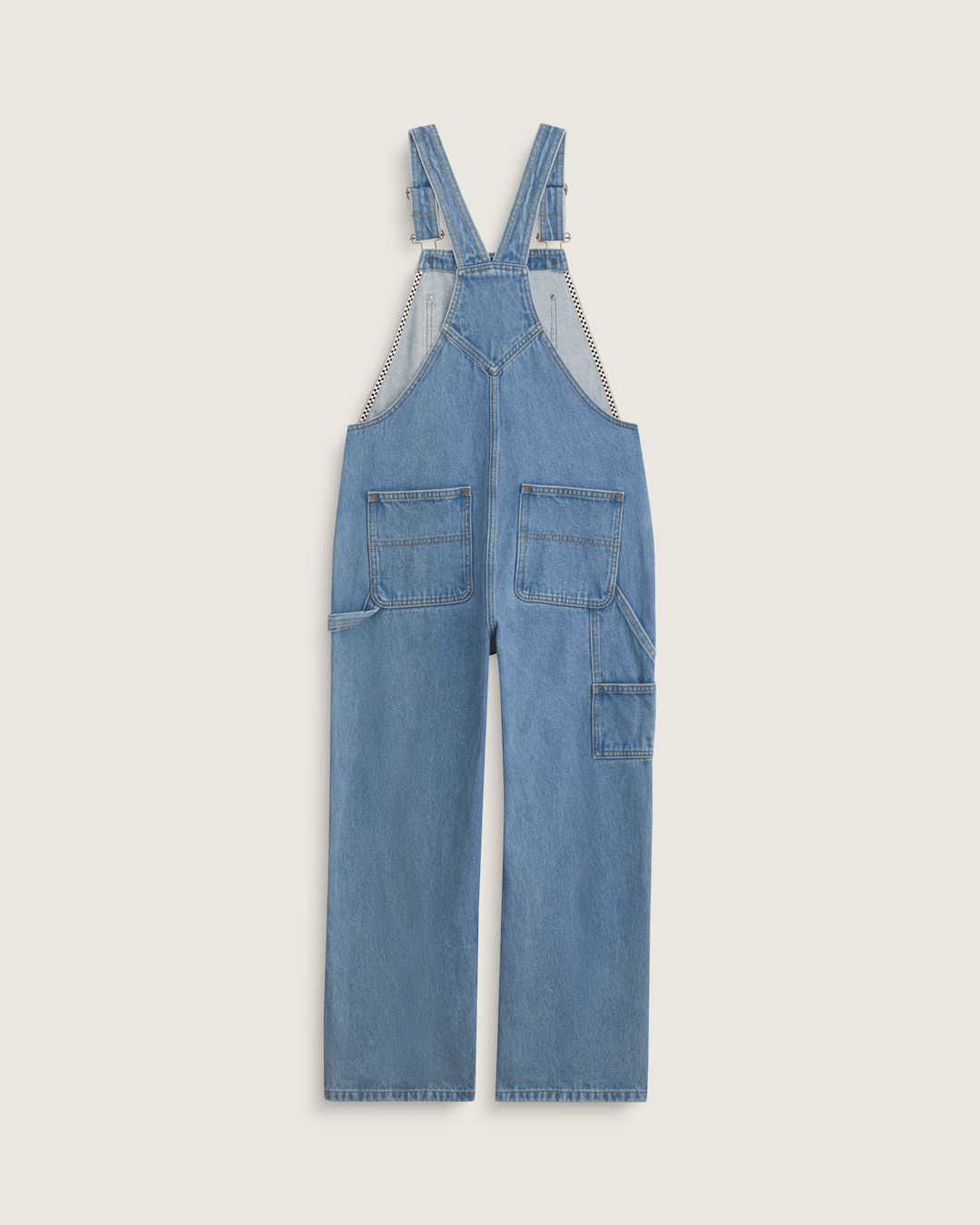 Vans Chore Denim Overall in Stonewash Blue