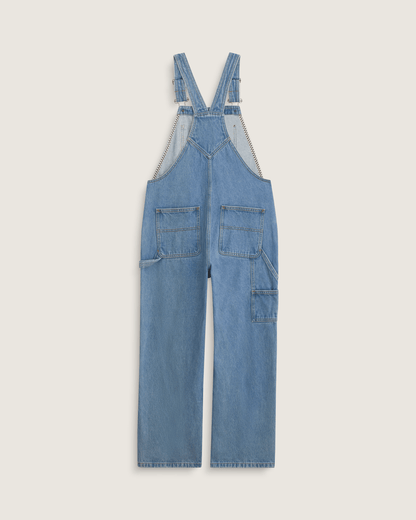 Vans Chore Denim Overall in Stonewash Blue