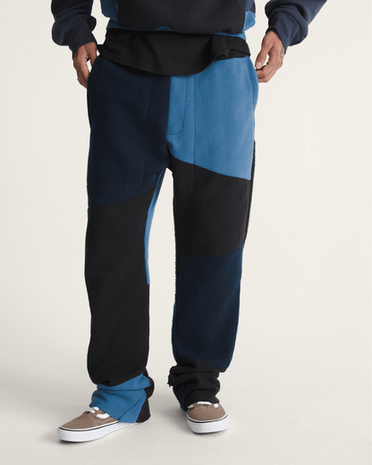 Vans Waffle Shop Reimagined Pieced Sweatpants in Blue