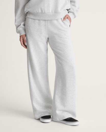 Vans Drop V Sweatpants in White Heather