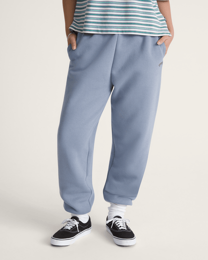 Vans Salton Fleece Jogger Pants in Glacial Slate Blue