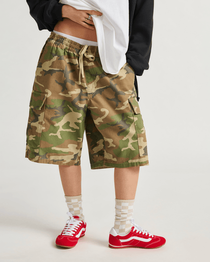 Vans Range Cargo Loose 22'' Shorts in Vintage Camo Brown / Green