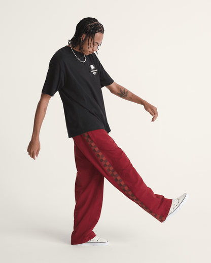 Vans Ronnie Track Pants in Bordeaux Red