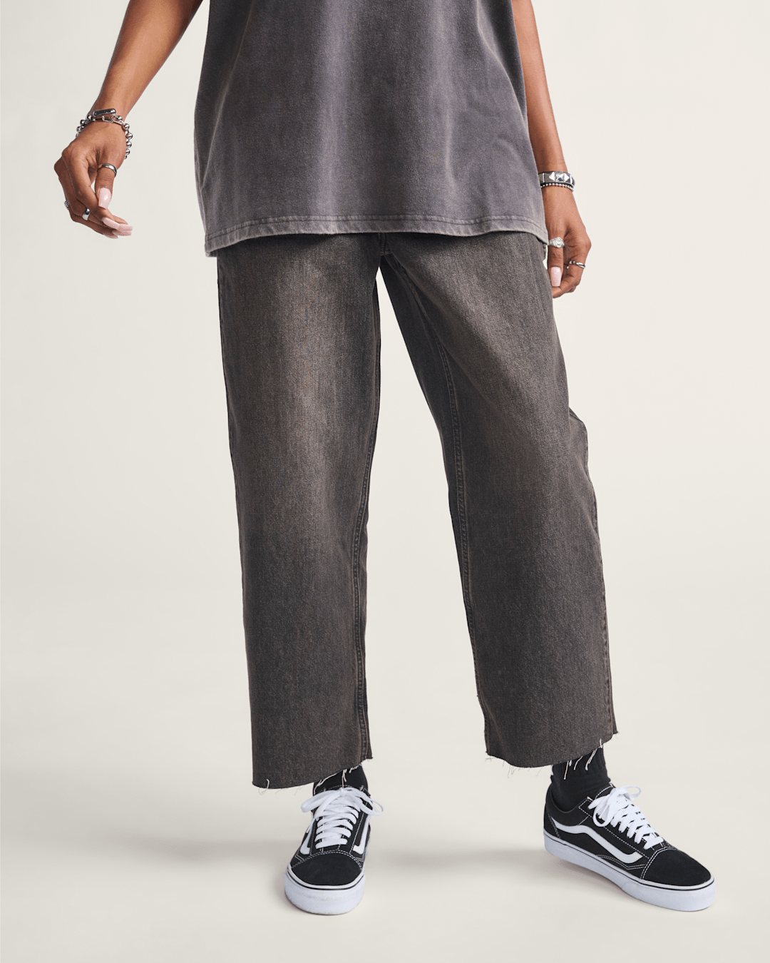 Vans Emily DIY Pants in After Dark Grey