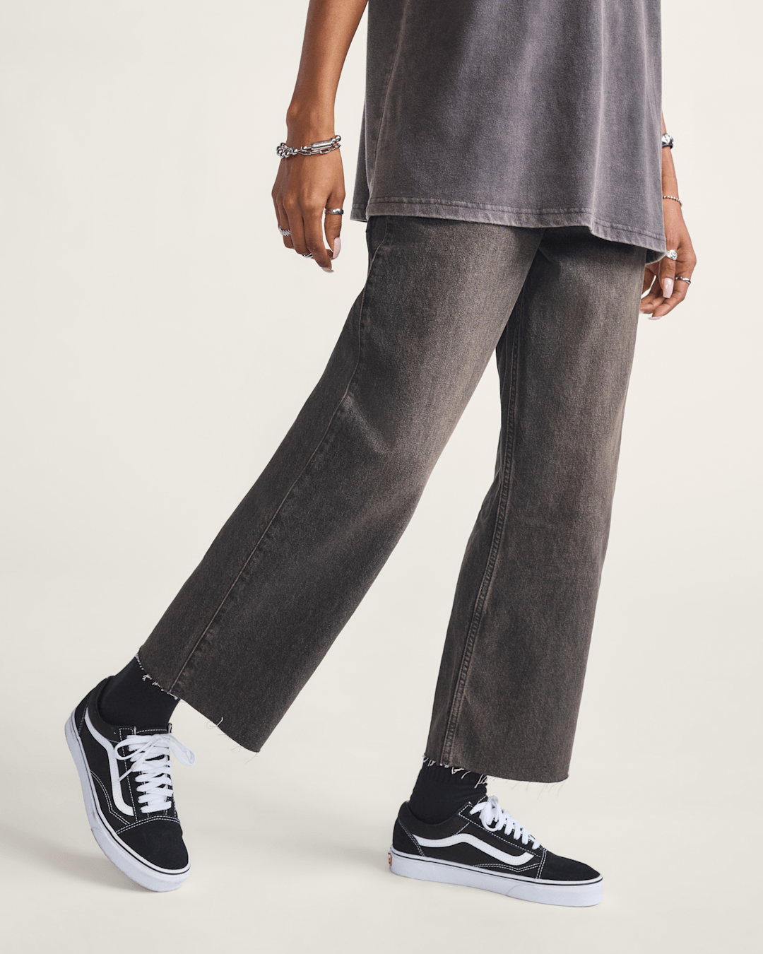 Vans Emily DIY Pants in After Dark Grey