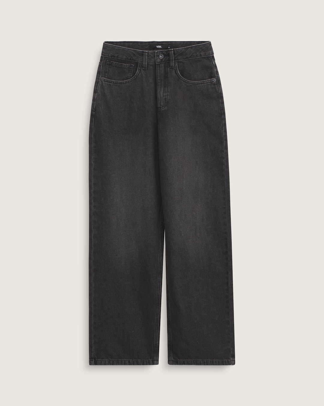 Vans Sirelle 5 Pocket Denim Puddle Pants in Black