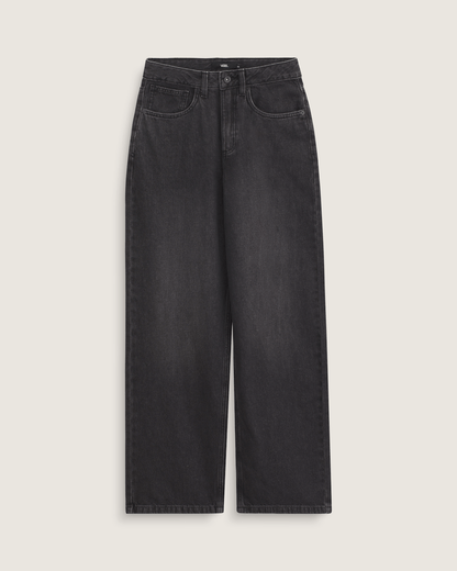 Vans Sirelle 5 Pocket Denim Puddle Pants in Black