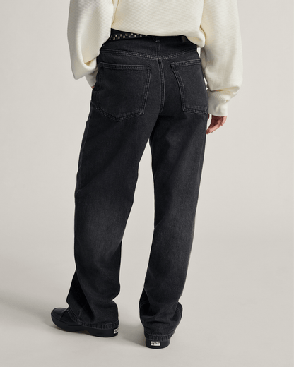 Vans Sirelle 5 Pocket Denim Puddle Pants in Black