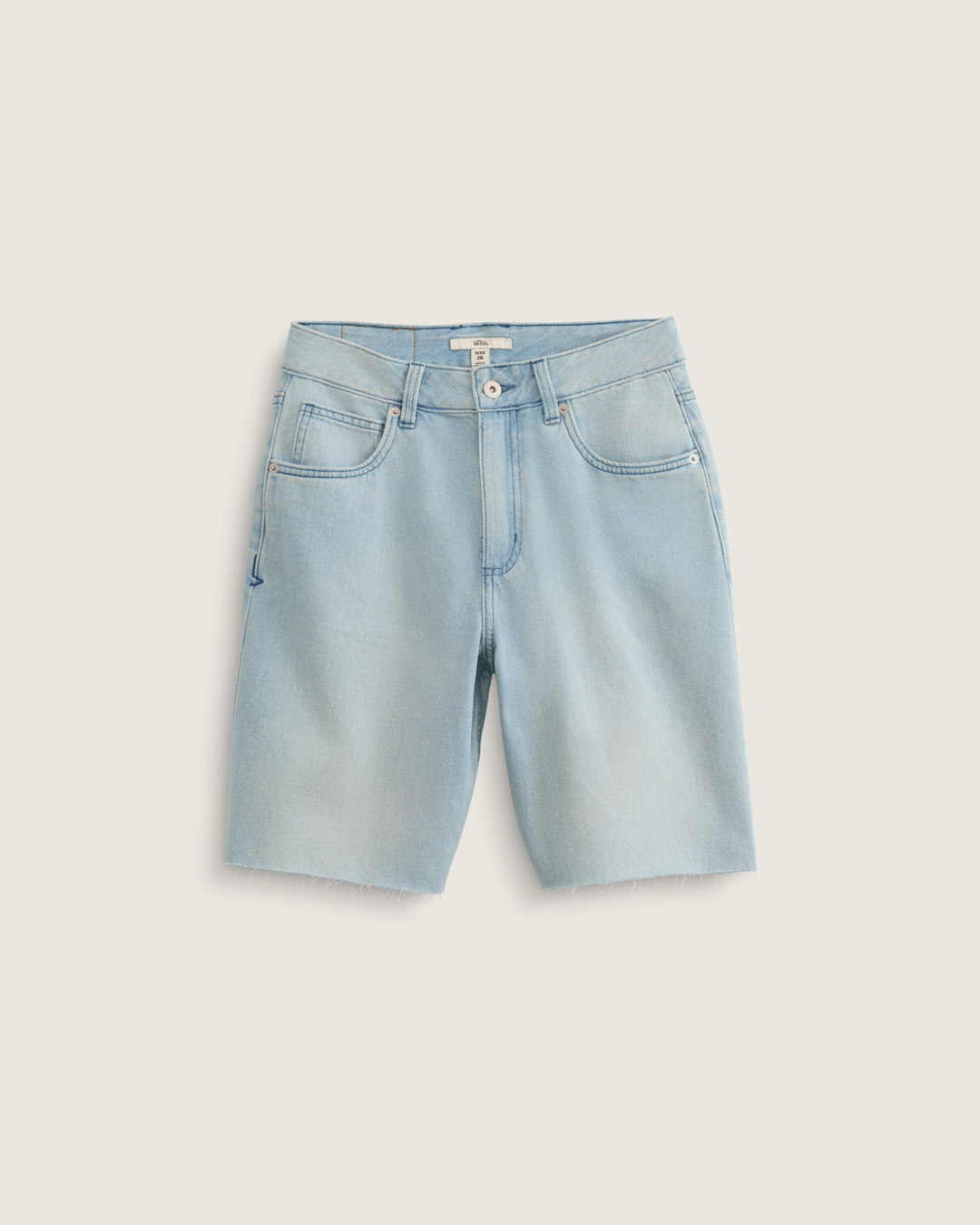 Vans Sirelle Cut-Off 9'' Jorts in Light Stonewash Blue