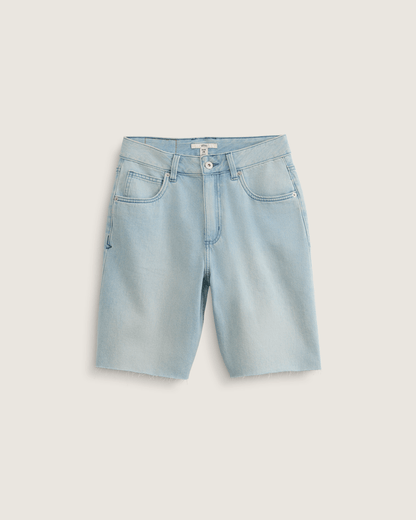 Vans Sirelle Cut-Off 9'' Jorts in Light Stonewash Blue