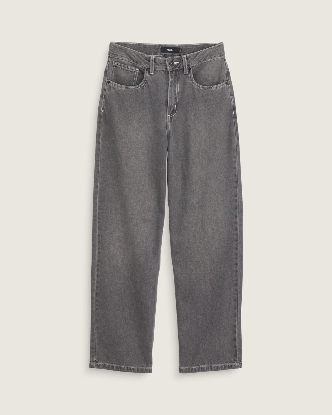 Vans Sirelle 5 Pocket Puddle Pants in Wash Grey