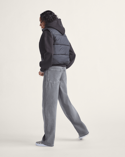Vans Sirelle 5 Pocket Puddle Pants in Wash Grey
