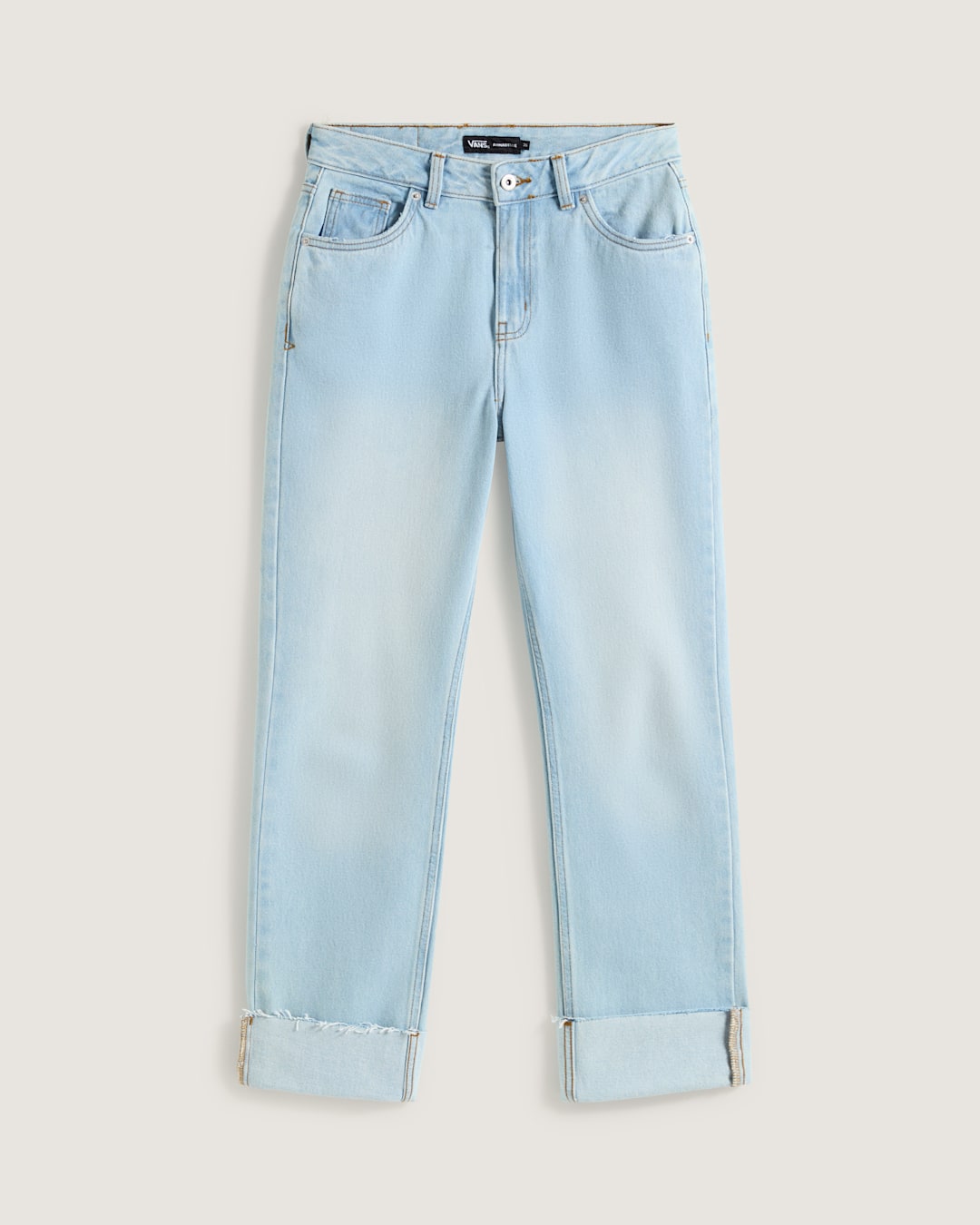 Vans Annabelle Pants in Light Stonewash Blue