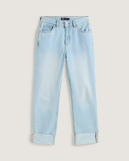 Vans Annabelle Pants in Light Stonewash Blue