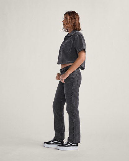 Vans Annabelle Pants in Stonewash Black