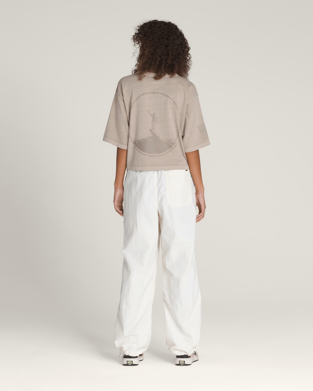 Vans Trek Guide Pants in Cream White