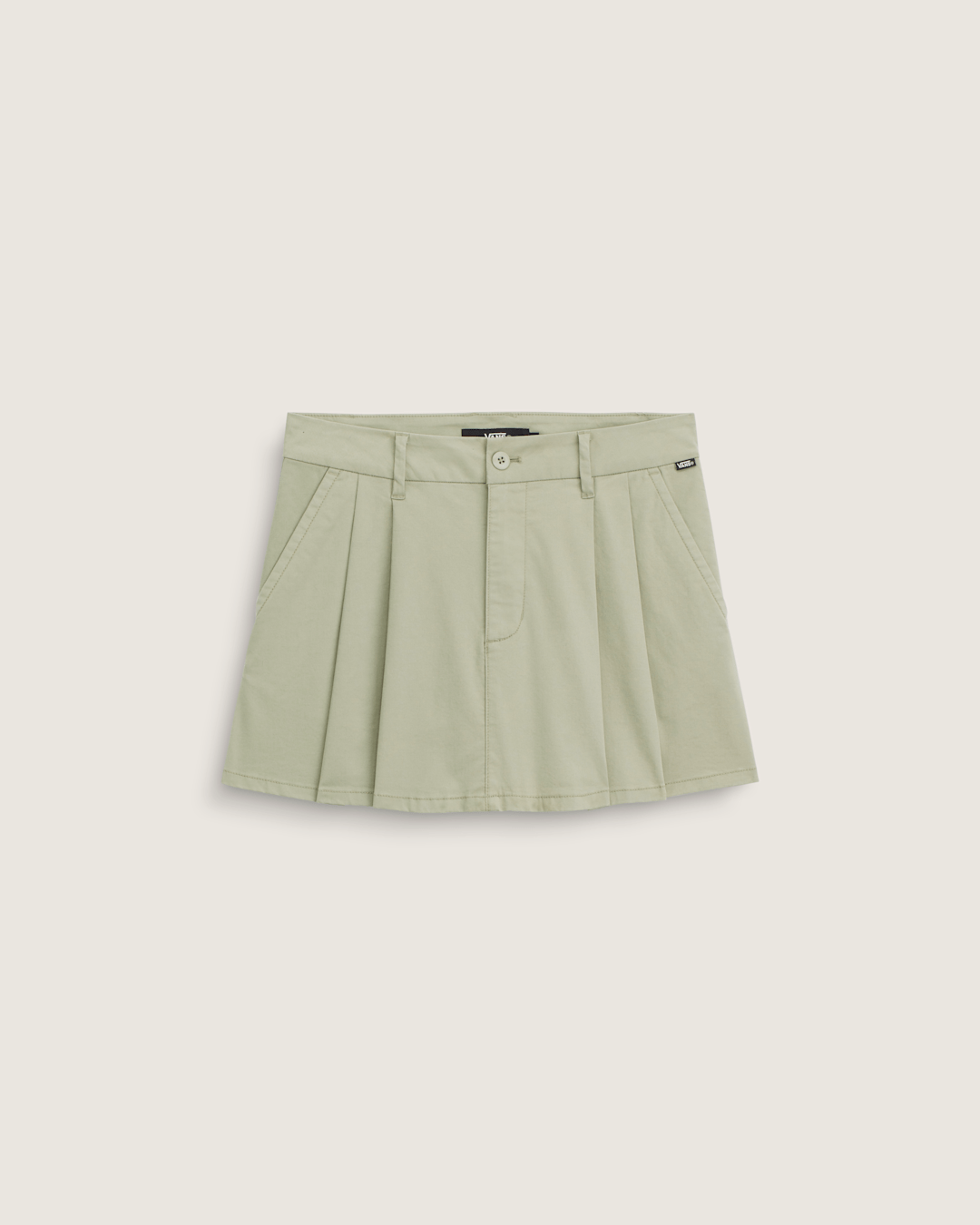 Vans Authentic Chino Mini Skirt in Soft Sage Green