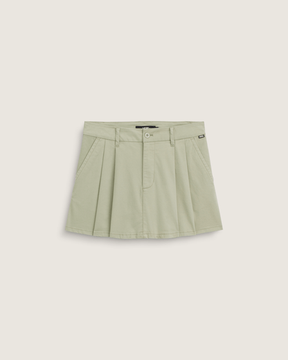 Vans Authentic Chino Mini Skirt in Soft Sage Green