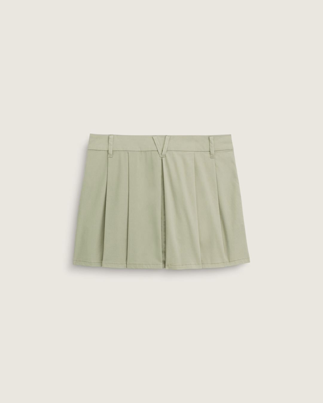 Vans Authentic Chino Mini Skirt in Soft Sage Green