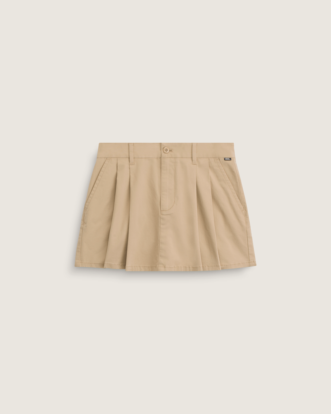 Vans Authentic Chino Mini Skirt in Incense Brown