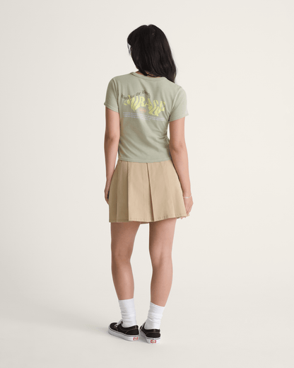 Vans Authentic Chino Mini Skirt in Incense Brown