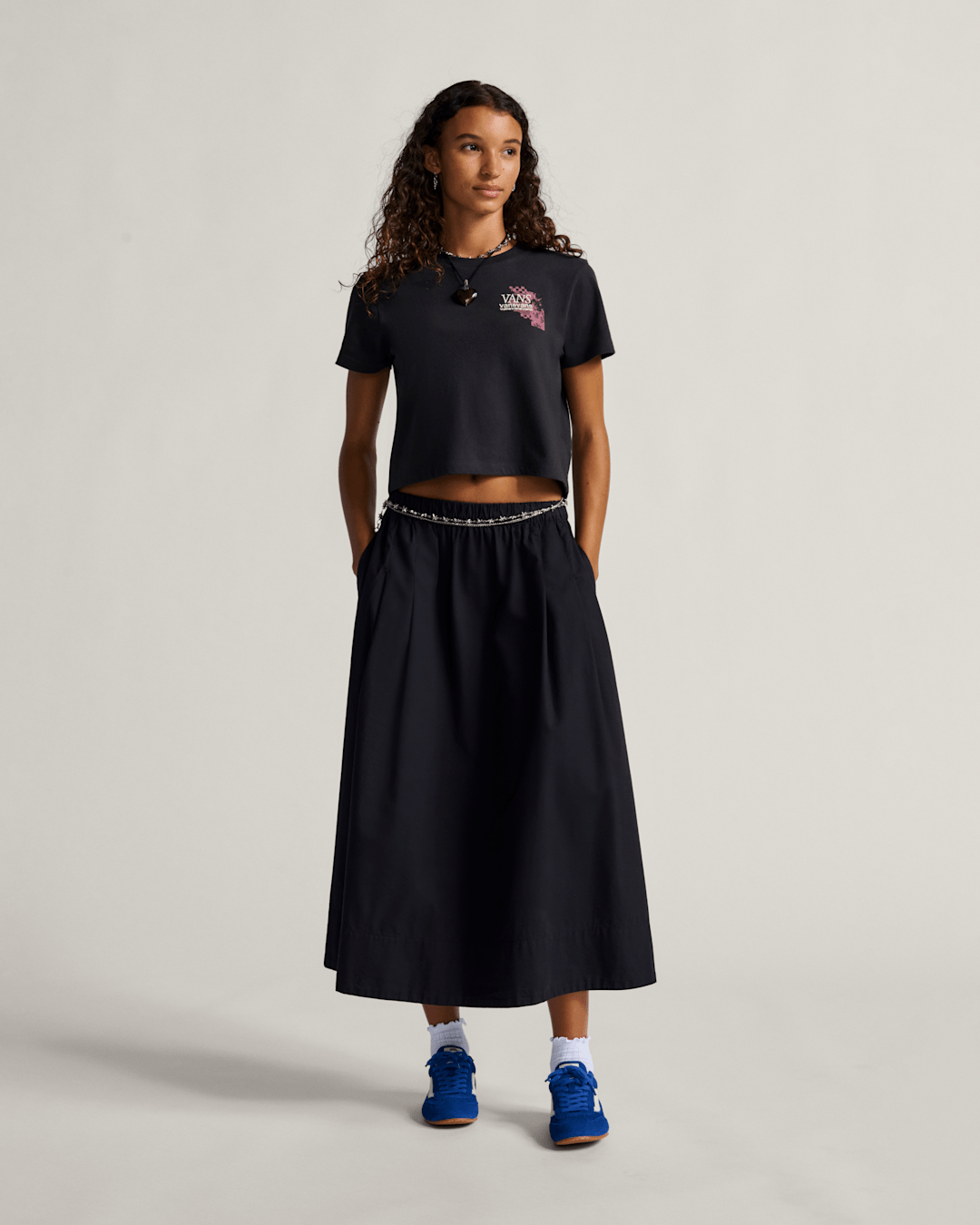Vans Francesca Full Skirt in Black