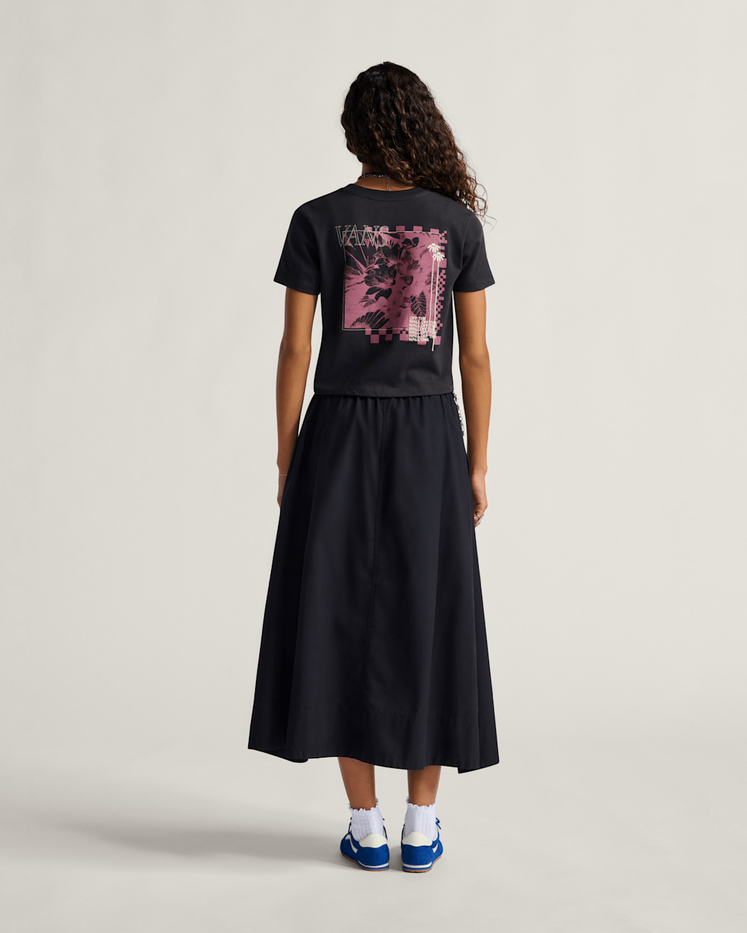 Vans Francesca Full Skirt in Black
