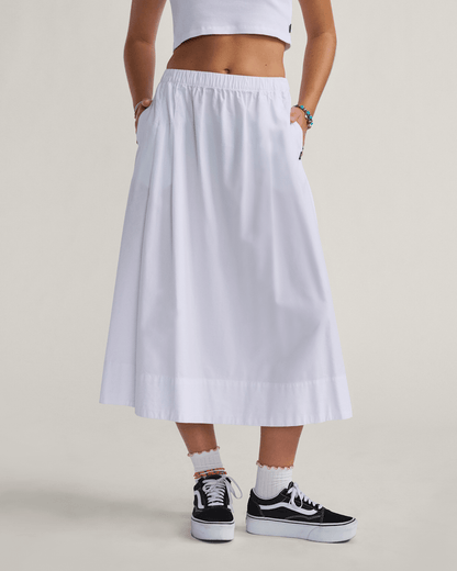 Vans Francesca Full Skirt in White