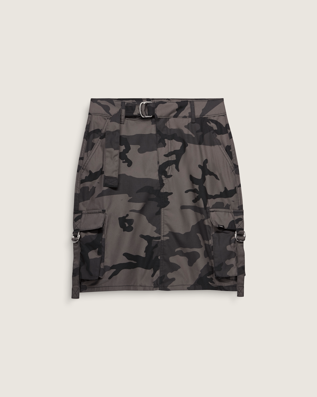 Vans Cobra Cargo Skirt in Camo Black / Grey