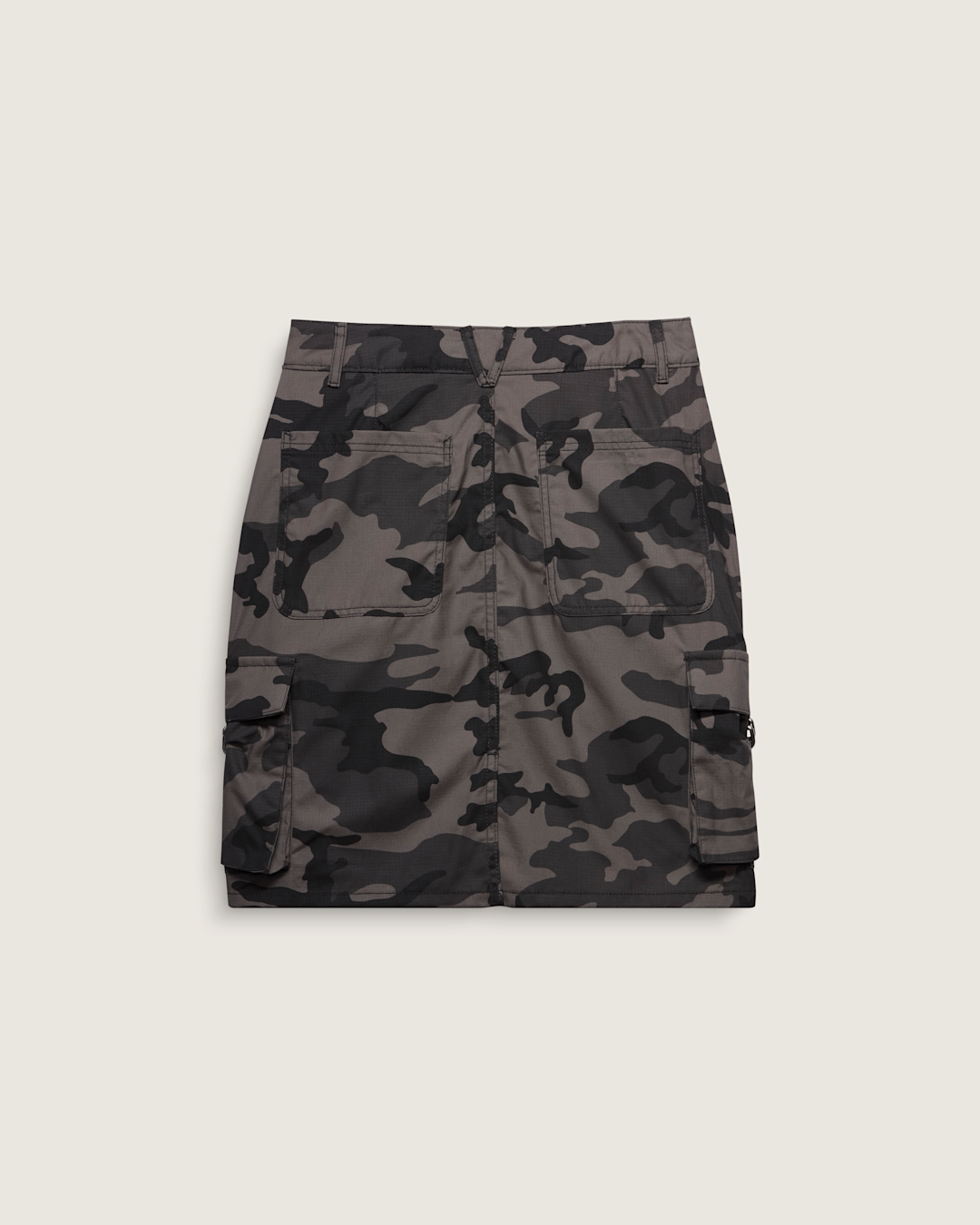Vans Cobra Cargo Skirt in Camo Black / Grey