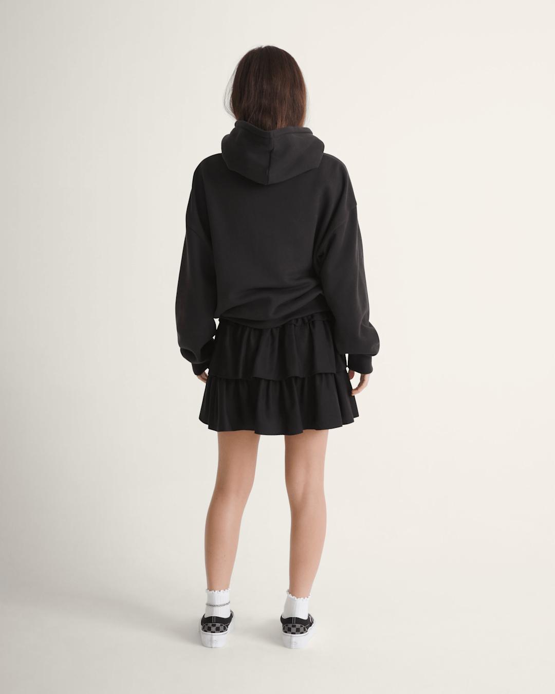 Vans Ava Tiered Mini Skirt in Black
