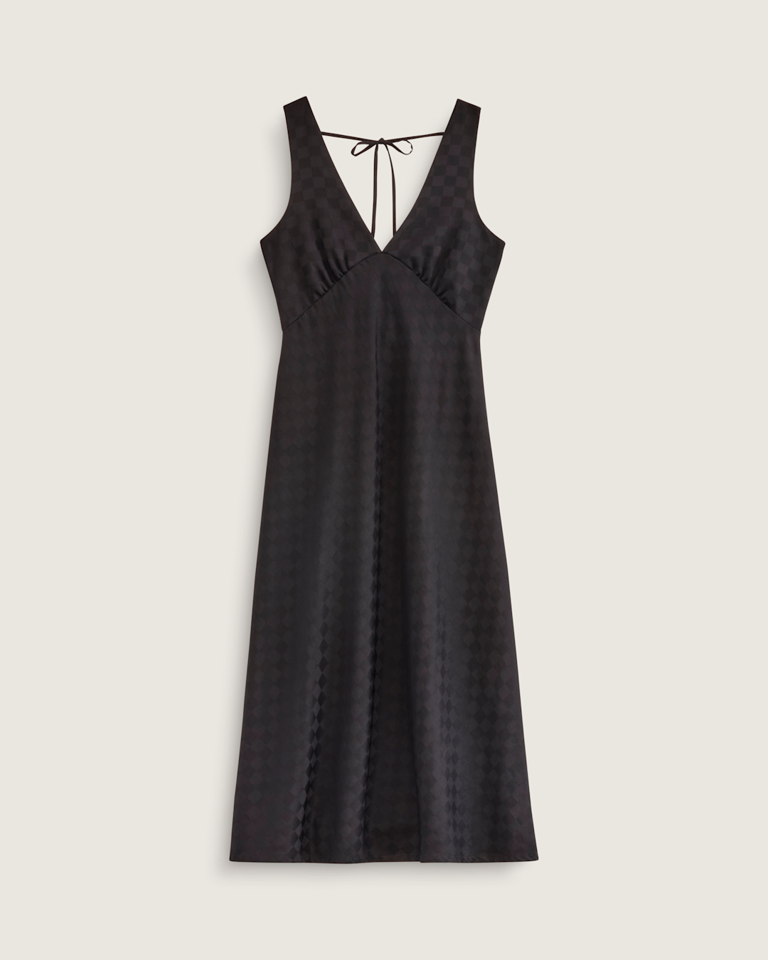 Vans Sandra Checkerboard Slip Dress in Checkerboard Black