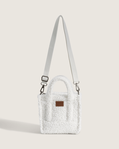 Vans Lil Pergs Tote Bag in Marshmallow White
