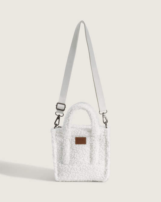 Vans Lil Pergs Tote Bag in Marshmallow White