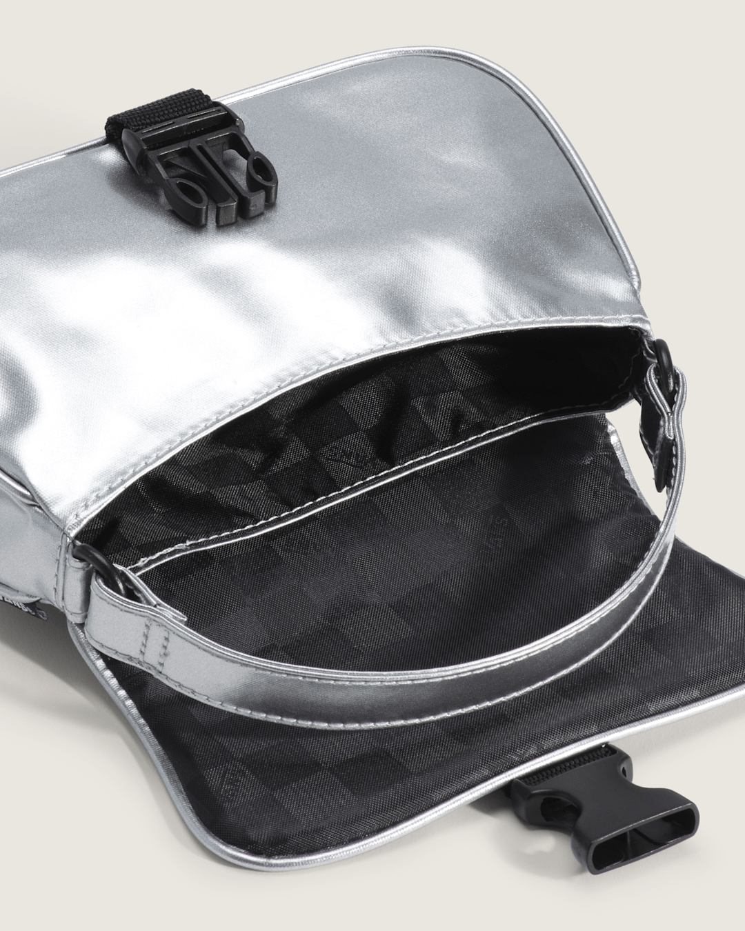 Vans Hooked On Mini Bag in Silver Grey