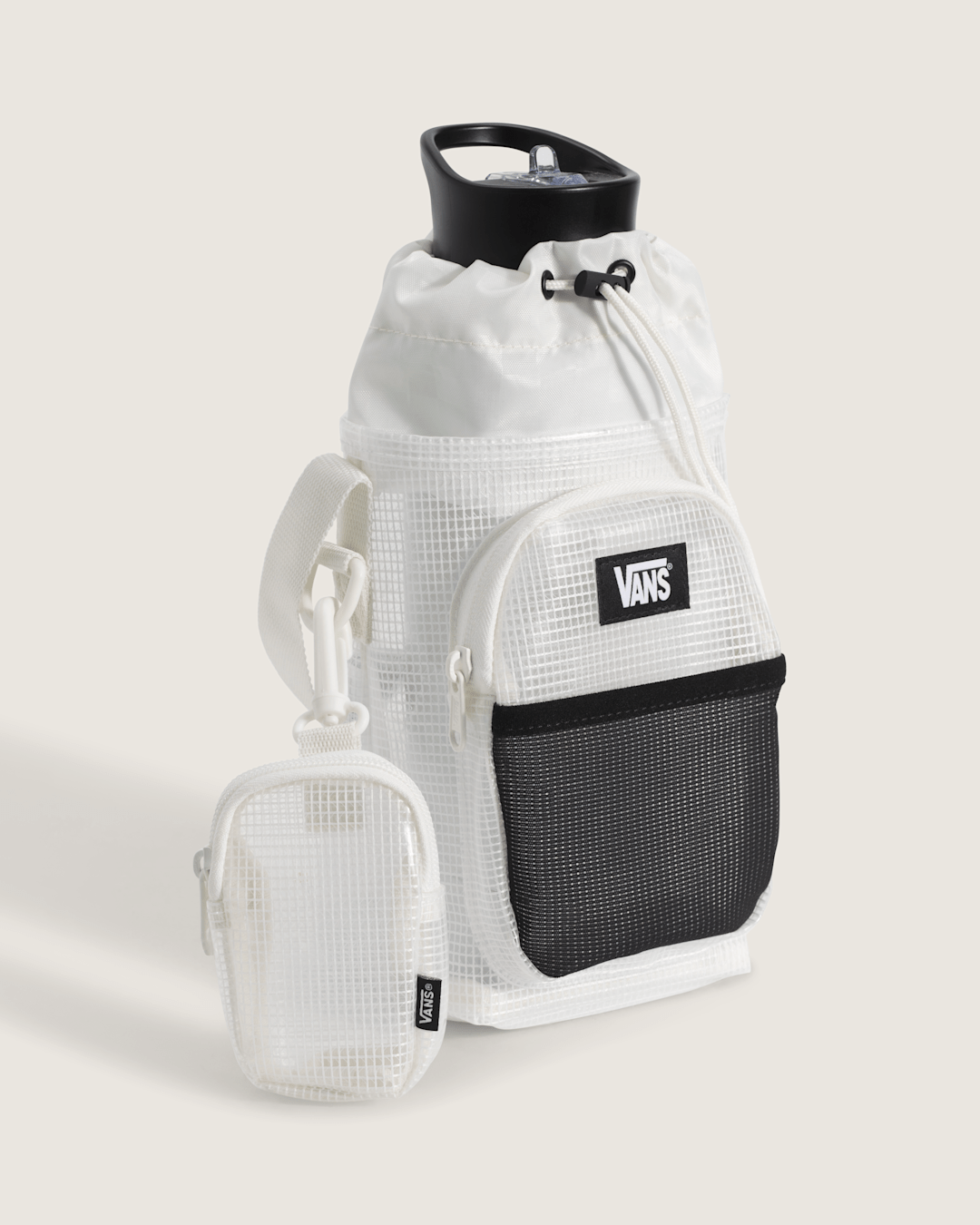 Vans Junipero Water Bottle Bag in Clear