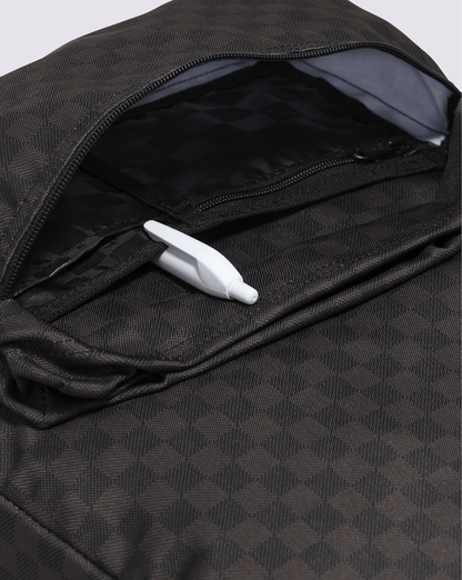 Vans Old Skool Checkerboard Backpack in Checkerboard Black / Charcoal Grey