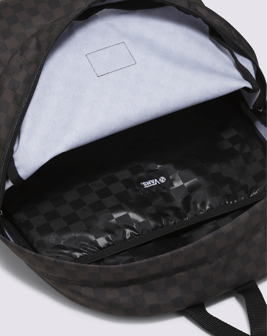 Vans Old Skool Checkerboard Backpack in Checkerboard Black / Charcoal Grey