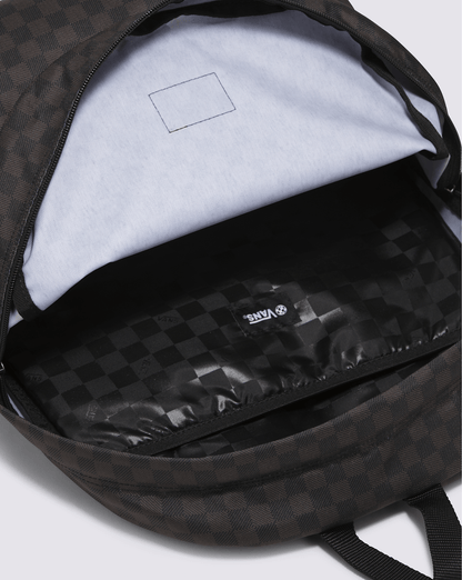 Vans Old Skool Checkerboard Backpack in Checkerboard Black / Charcoal Grey