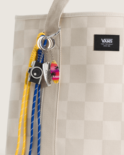 Vans Waffle Shop Sunset Snapshot Bag Charm Set in Blue / Yellow