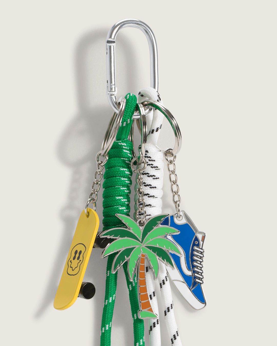 Vans Waffle Shop Coastal Cruise Bag Charm Set in Yellow / Green