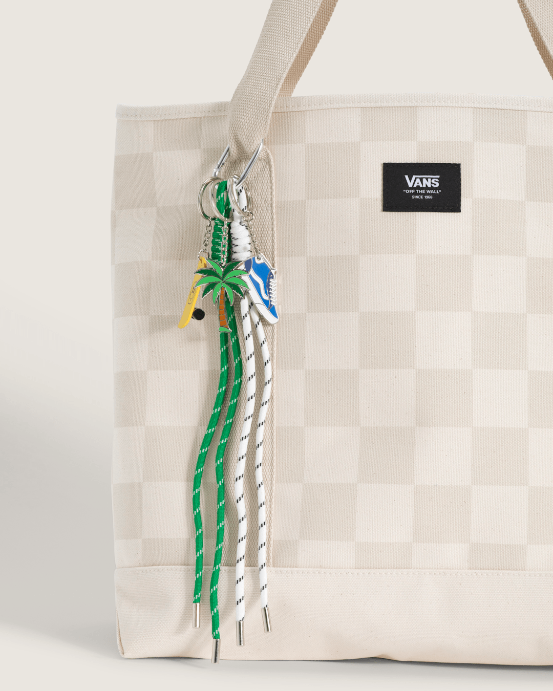 Vans Waffle Shop Coastal Cruise Bag Charm Set in Yellow / Green